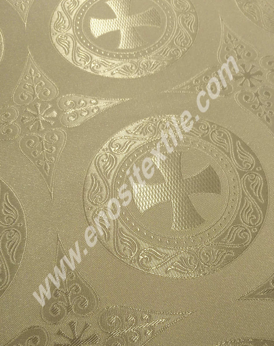 KL-025 White-Silver Brocade Fabrics